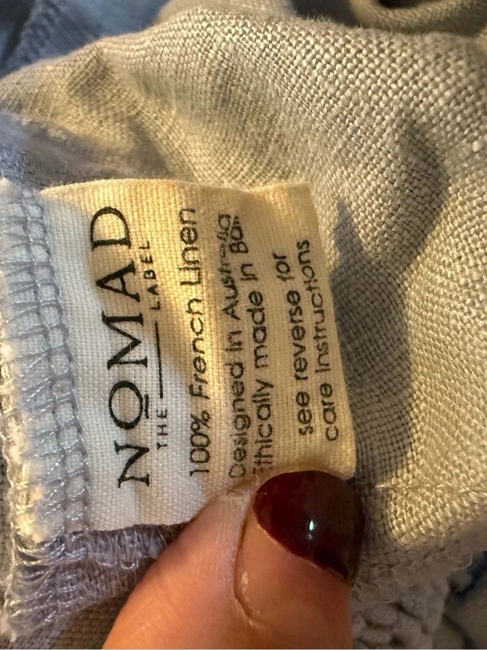 Nomad the label French Linen Pants